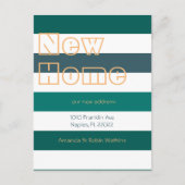 Moderne fette Streifen Ankündigung (Vorderseite)