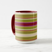 Moderne, fette Streifen Tasse (Vorderseite Links)