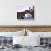 Moderne, fette Typografie Custom Couple Foto Leinwanddruck (Insitu (Schlafzimmer))