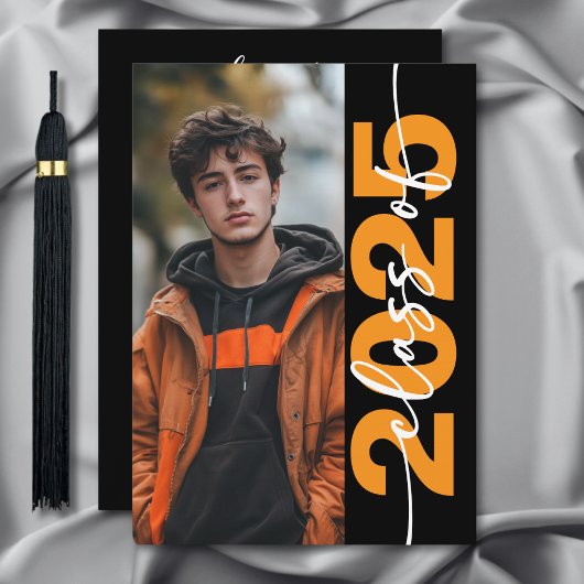 Moderne fette Typografie-Grad-Ankündigung Einladung