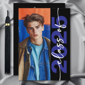 Moderne fette Typografie-Grad-Ankündigung Einladung