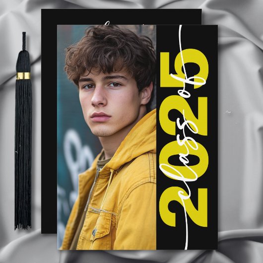 Moderne fette Typografie-Grad-Ankündigung Einladung