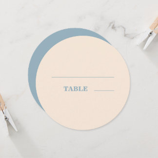 Moderne fette Typografie Hochzeit Staubblau Creme