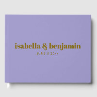 Moderne fette Typografie Sanftes lila Hochzeit ind