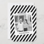 Moderne fette Typografie Stilvolles Foto Save the Save The Date (Rückseite)