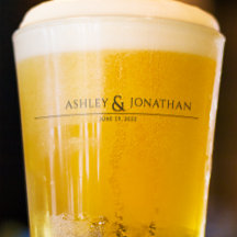 Moderne fette und Minimalistische Hochzeit