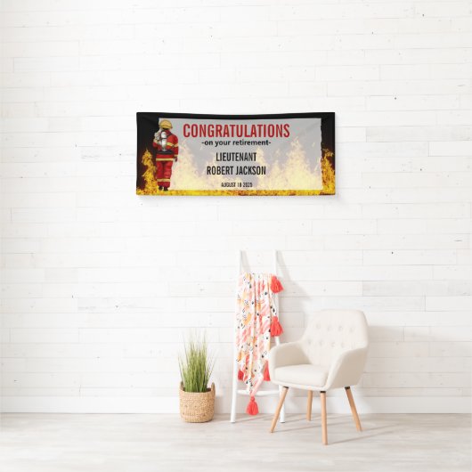 Moderne Feuerwehrbrandversorgung Banner (Insitu)