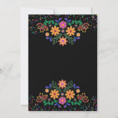 Moderne Fiesta und Kakteen Dusche Einladung (Rückseite)