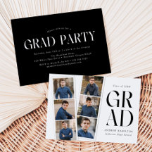 Moderne Filmstrip 6 Foto Graduation Party