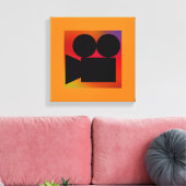 MODERNE FILMZEIT LEINWANDDRUCK (Insitu (Wohnzimmer))