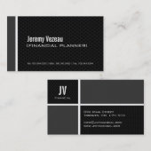 Moderne Finanzplaner-Visitenkarten Visitenkarte (Vorne/Hinten)