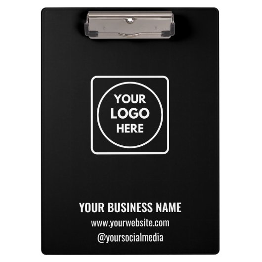 Moderne Firmenlogo-Marken Pro-Clipboards Klemmbrett (Vorderseite)