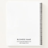Moderne Firmenlogos Notizblock (Rückseite)