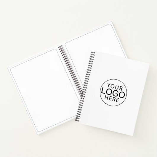 Moderne Firmenlogos Notizblock (Innenseite)