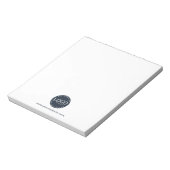 Moderne Firmenlogos und Firmenwebsite für Mitarbei Notizblock (Rotiert)