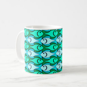 Moderne Fische der Mitte des Jahrhunderts, Kaffeetasse