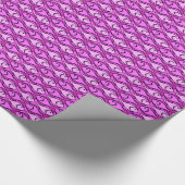 Moderne Fische, Orchideen und Fuchsia Geschenkpapier (Ecke)