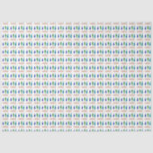 Moderne Fischfangmuster Seidenpapier (Vorderseite)