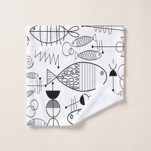 Moderne Fischkunst des Mittelalters Waschlappen (Waschlappen)