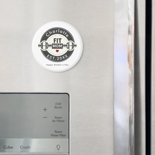 Moderne Fit Mutter Muttertag Kühlschrankmagnet (In Situ (Kühlschrank))