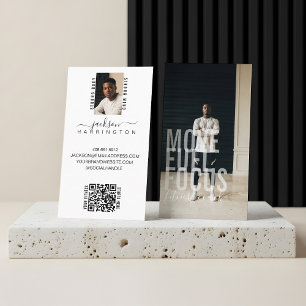 Moderne Fitness-Coach- und Personal-Trainer-Fotos  Visitenkarte