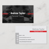 Moderne Fitness, die persönlichen Trainer Visitenkarte (Vorne/Hinten)