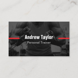 Moderne Fitness, die persönlichen Trainer Visitenkarte