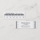 Moderne Fitness Mini Visitenkarte (Vorne/Hinten)