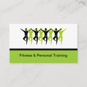 Moderne Fitness- & Personal-Trainer Visitenkarten Visitenkarte