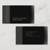 Moderne Fitness Personal Training Business Card Visitenkarte (Vorne/Hinten)