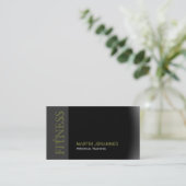Moderne Fitness Personal Training Business Card Visitenkarte (Stehend Vorderseite)