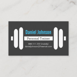 Moderne Fitness-persönlicher Trainer belastet Visitenkarte