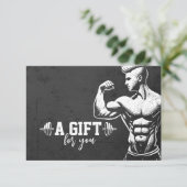 Moderne Fitness Trainer Bodybuilding Gym Instructo (Stehend Vorderseite)