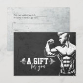 Moderne Fitness Trainer Bodybuilding Gym Instructo (Vorne/Hinten)