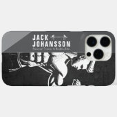 Moderne Fitness Trainer Bodybuilding Gym Instructo Case-Mate iPhone Hülle (Rückseite (Horizontal))