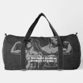Moderne Fitness Trainer Bodybuilding Gym Instructo Duffle Bag (Rückseite)