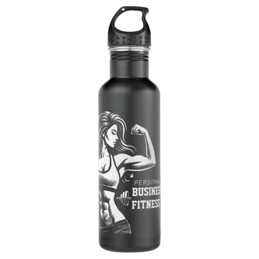 Moderne Fitness Trainer Bodybuilding Gym Instructo Edelstahlflasche (Vorderseite)