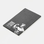 Moderne Fitness Trainer Bodybuilding Gym Instructo Post-it Klebezettel (angewinkelt)