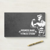 Moderne Fitness Trainer Bodybuilding Gym Instructo Post-it Klebezettel (Auf Schreibtisch)