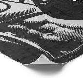 Moderne Fitness Trainer Bodybuilding Gym Instructo Poster (Ecke)