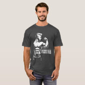 Moderne Fitness Trainer Bodybuilding Gym Instructo T-Shirt (Vorne ganz)