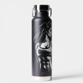Moderne Fitness Trainer Bodybuilding Gym Instructo Trinkflasche (Vorne)