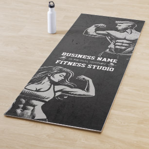 Moderne Fitness Trainer Bodybuilding Gym Instructo Yogamatte