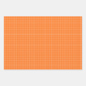 Moderne flache grafische Daisy Orange jede Gelegen Geschenkpapier Set (Vorderseite 2)