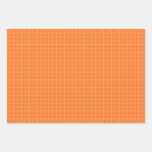 Moderne flache grafische Daisy Orange jede Gelegen Geschenkpapier Set (Vorderseite 2)