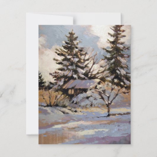 Moderne flache Note Card Dankeskarte (Vorderseite)