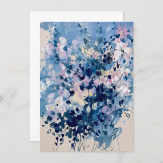 Moderne flache Note Card Feiertagskarte