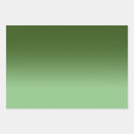 Moderne Fläche und grüner Wald Geschenkpapier Set (Vorderseite 2)