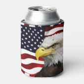 Moderne Flagge Amerikas 4. Juli GRILLEN Party Dosenkühler (Kanne Vorderseite)
