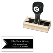 Moderne Flaggen und Familienname Gummistempel (Stempel)